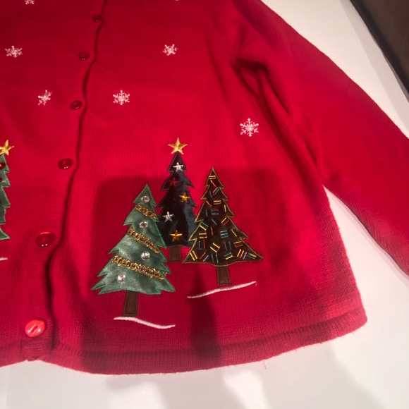 Vintage Classic elements woman’s Christmas sweater - Picture 8 of 11